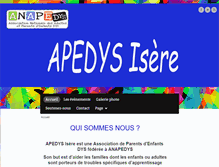Tablet Screenshot of isere.apedys.org